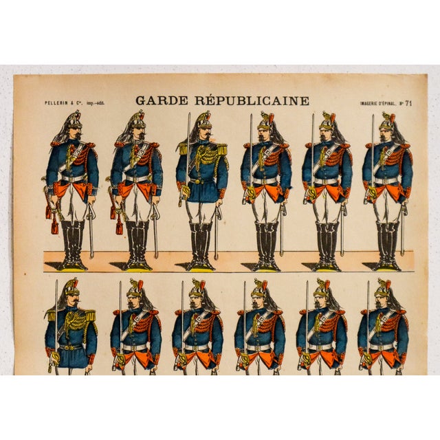 Date: 1880s-1890s Size: 11.5 x 15.5 inches Printer: Pellerin et cie. About this poster: Imagerie d'Épinal was a print...
