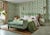 Contemporary Harlequin Fayola Fabric in Fig Leaf/Clover/Succulent - a Sample For Sale - Image 3 of 3