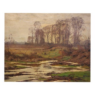 Alfred Rasenberger, Landscape, 20th Century, Oil Painting on Board, Framed For Sale