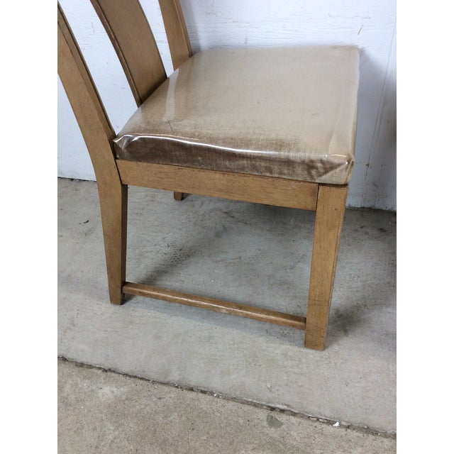 Set of 6 Mid Century Modern Dining Chairs With Limed Walnut Finish For Sale - Image 17 of 18