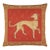 Cluny Greyhound Tapestry Cushion With Feather Filler - 46x46cm (18"x18") For Sale