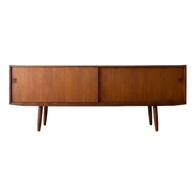 Vintage Danish Sideboard in Teak, 1950s For Sale