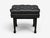 Steinway and Sons, Adjustable Piano Bench, Ebonized Wood, Leather, 2010s For Sale - Image 4 of 8