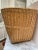 Wood Vintage Asian Bamboo Wood Extra Large Storage or Tree Basket For Sale - Image 7 of 7