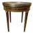 Marble Top Mahogany Side Table With Brass Gallery and Mounts For Sale