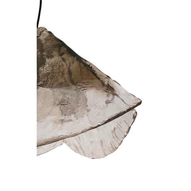 Murano Glass Pendant Lamp from Mazzega, 1970s For Sale - Image 3 of 4