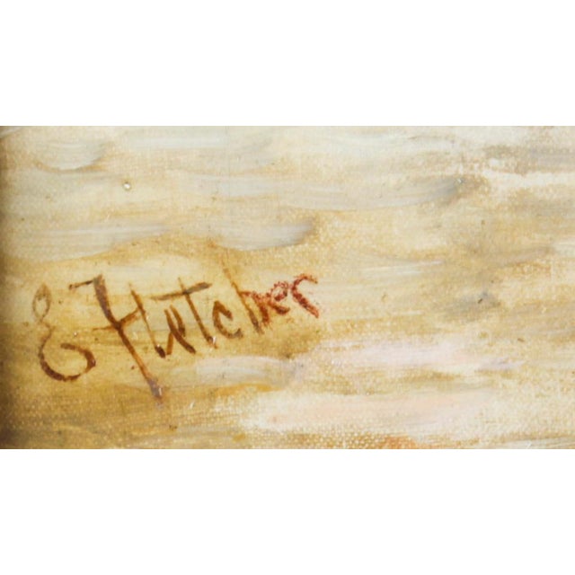 Edward Henry Eugene Fletcher, Riverscape, 19th-Century, Oil on Canvas, Framed For Sale - Image 4 of 8