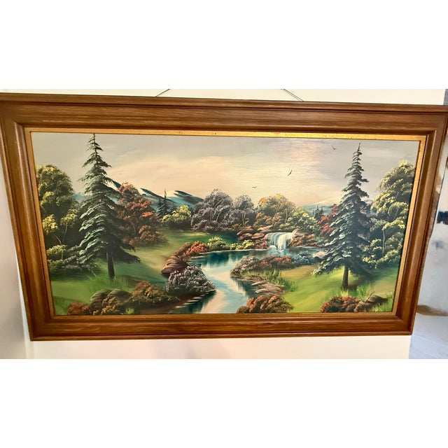1960s Large Original Oil Painting by Mamie Sherlock For Sale - Image 9 of 12