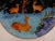 Handmade Deer Motif Ceramic Plater For Sale - Image 4 of 6