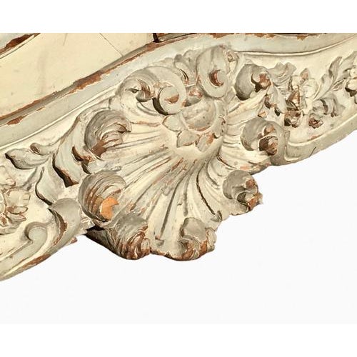 Beige Louis XV Lacquered Silver Display Cabinet For Sale - Image 8 of 11