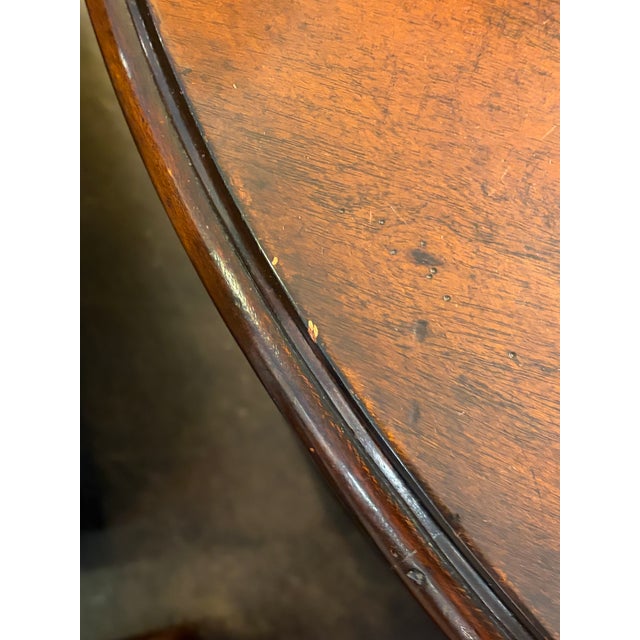 1970s 1970s Mahogany Oval Coffee Table W/ Drawers on Each Side For Sale - Image 5 of 7