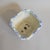 Japanese Blue & White Porcelain Bonsai Planter Cachepot, Square Form With Indented Corners For Sale - Image 9 of 10
