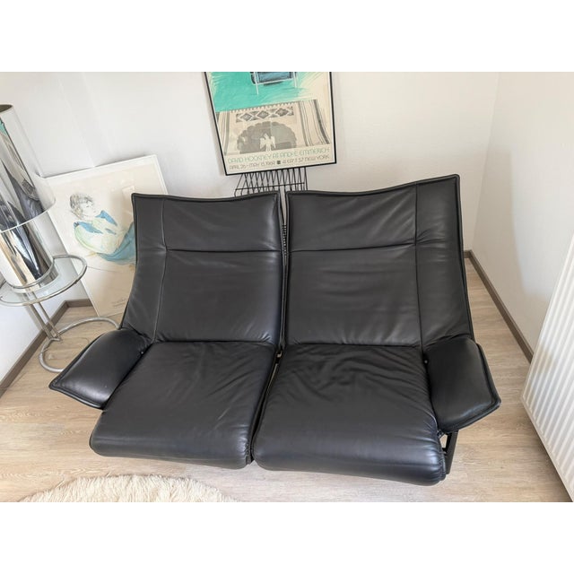 Leather Veranda Sofa by Vico Magistretti for Cassina, 1983 For Sale - Image 6 of 18