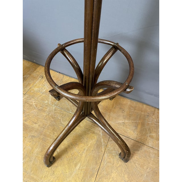 Wood Vintage Coat Rack by Japy Frères, 1920s For Sale - Image 7 of 11