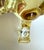 Yellow Pair of Depression Era Heisey Empress Sahara Yellow Glass Dolphin-Toe Candlesticks For Sale - Image 8 of 11
