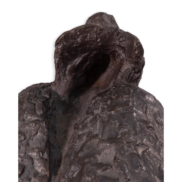 Richard Kozlow - Untitled (Abstract), 1996 Black Bronze Modernist Sculpture For Sale In Detroit - Image 6 of 7