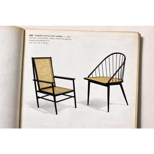 Curva Chair in Rosewood & Caning, Joaquim Tenreiro, 1960s For Sale - Image 14 of 14