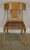 Neoclassical T. H. Robsjohn Gibbings Saridis of Athens Walnut & Leather Klismos Chair For Sale - Image 3 of 13