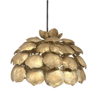 Gold Florentine Iron Pendant by Simoeng For Sale