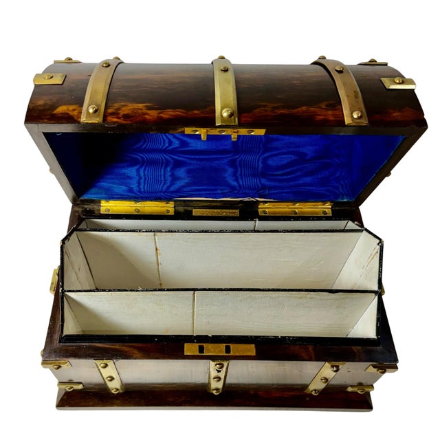Wood English Stationery Box, Circa 1830 For Sale - Image 7 of 10