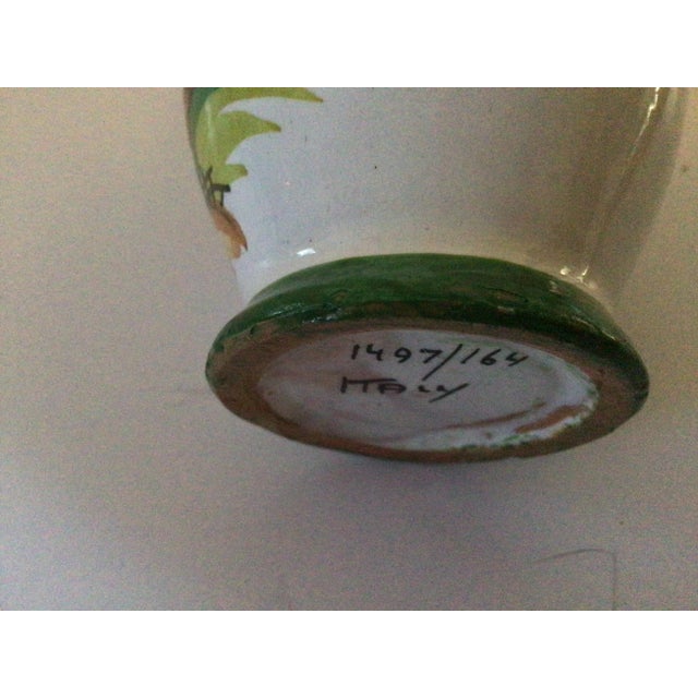 1990s 1990s Italian Hand Painted Mini Vase For Sale - Image 5 of 7