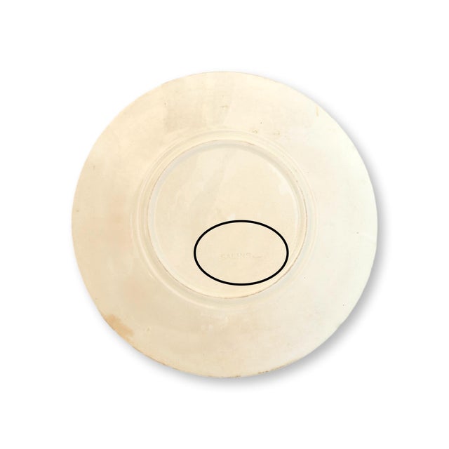 Ceramic Antique French Majolica Artichoke Plates, Set of 4 For Sale - Image 7 of 11