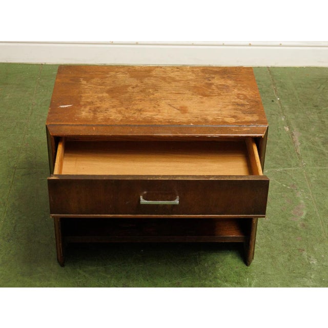 Mid 20th Century Lane Distressed Nightstands - a Pair For Sale - Image 5 of 12