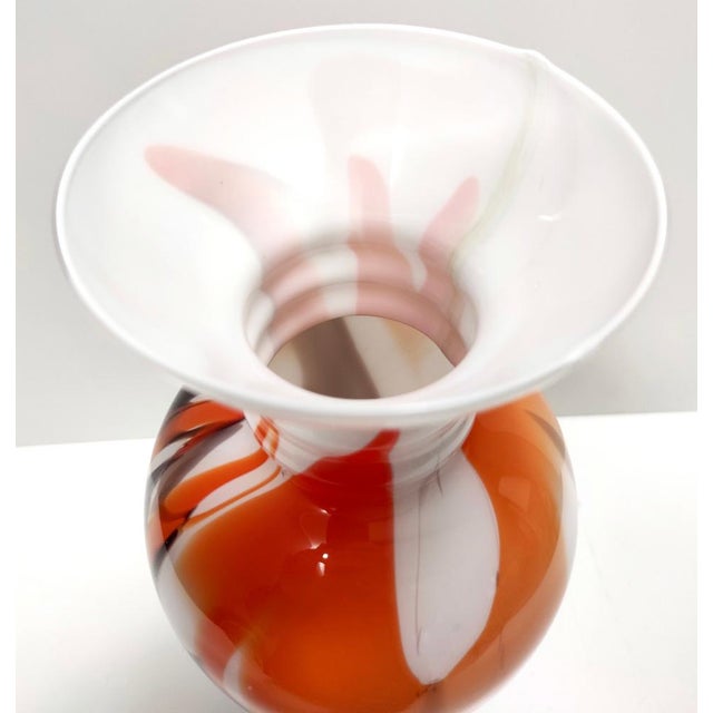 Vintage Italian Murano Glass Vase by Carlo Moretti, 1970s For Sale - Image 10 of 14