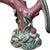Pair Parrot Phoenix or Peacock Bird Figurines Table Sculptures - Hand Painting Chinese Porcelain Book Matching Set - Chelsea House Mottahedeh Style For Sale In Chicago - Image 6 of 10