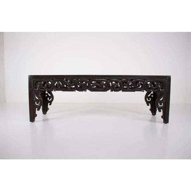 Large Console Hongmu, China, 1890s For Sale - Image 5 of 11