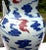 Ceramic Important Antique Chinese Underglaze Blue & Red Porcelain Vase With Bats - Qianlong Style For Sale - Image 7 of 15