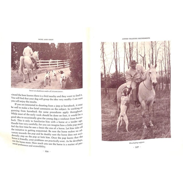 "Wing & Shot- Gun Dog Training" 1979 Wehle, Robert G. For Sale In New York - Image 6 of 12
