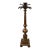 Vintage LPatinated Brass Palm Tree Candlestick Holder For Sale