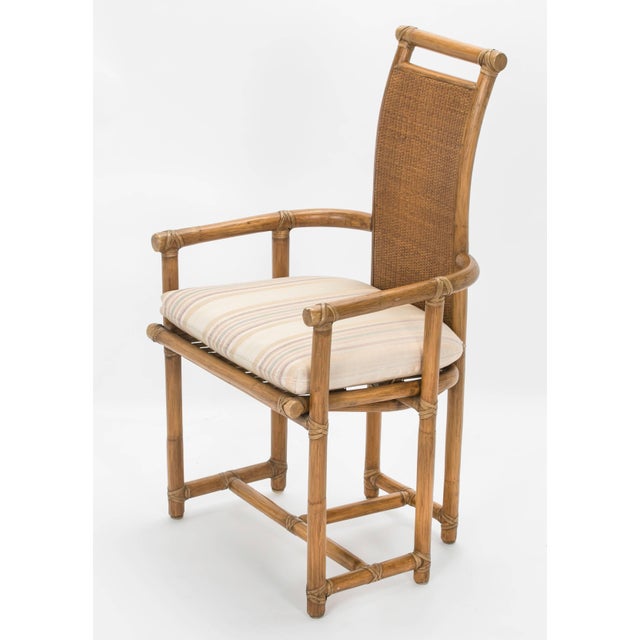 McGuire Bamboo Dining Chairs Set of 6 Chairish