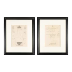 Two Pages From "I Quattro Libri Dell'architettura" by Andre Palladio, C. 1715-20