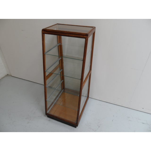 Antique Bakery Display Cabinet in Oak, 1890s For Sale - Image 6 of 14