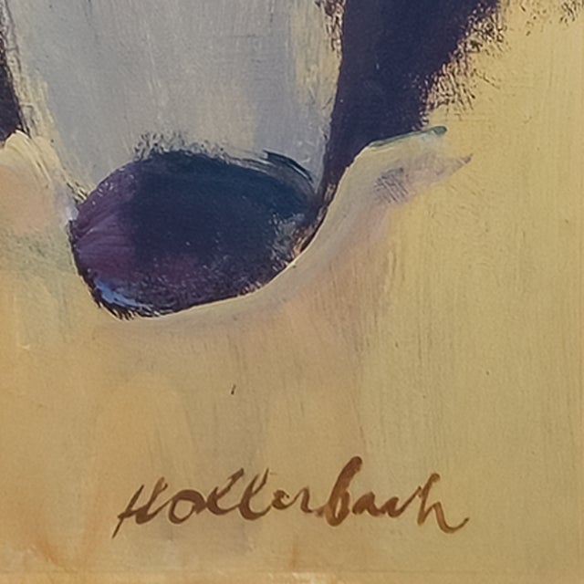 Paint A Chance Meeting - Serge Hollerbach, C. 1960s For Sale - Image 7 of 8