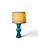 The Upbeat Teal Table Lamp is mod in style - Retails for $500. The shapely terracotta body has a center ball with cones...
