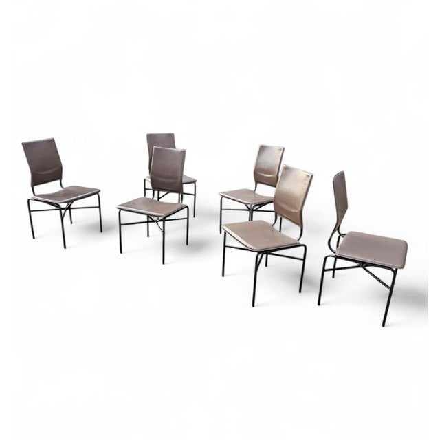Dining Chairs by Ross Littell for Matteo Grassi, Set of 6 For Sale - Image 13 of 18