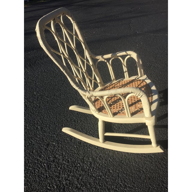 Antique Victorian Wicker Childs Rocking Chair Chairish