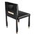 "Candice" Chair With Stainless Steel, Bronze Details and Woven Leather For Sale - Image 9 of 13