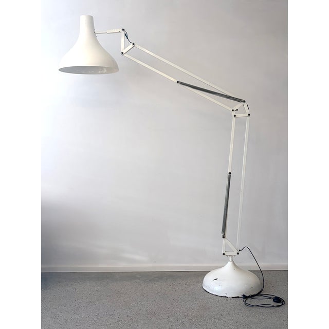 White Max Floor Lamp from Max Inc., 1950s For Sale - Image 8 of 17