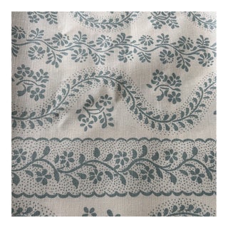 Sister Parish Seafoam Cotton Linen Dolly Fabric - 6 Yards For Sale