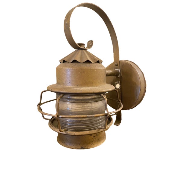 1930s Copper Jelly Jar Porch Light Chairish