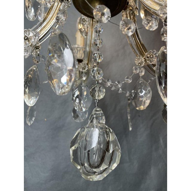 Antique Marie Therese 5-Branch Chandelier For Sale - Image 4 of 7