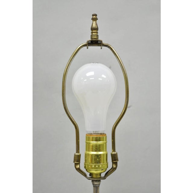 Early 20th Century Antique Victorian Cheltenham Converted Silver Plated Tea Kettle Table Lamp For Sale - Image 5 of 18