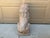 Vintage Italian Provincial Cast Concrete Lion Garden Statue With Weathered Terracotta Finish For Sale - Image 12 of 12