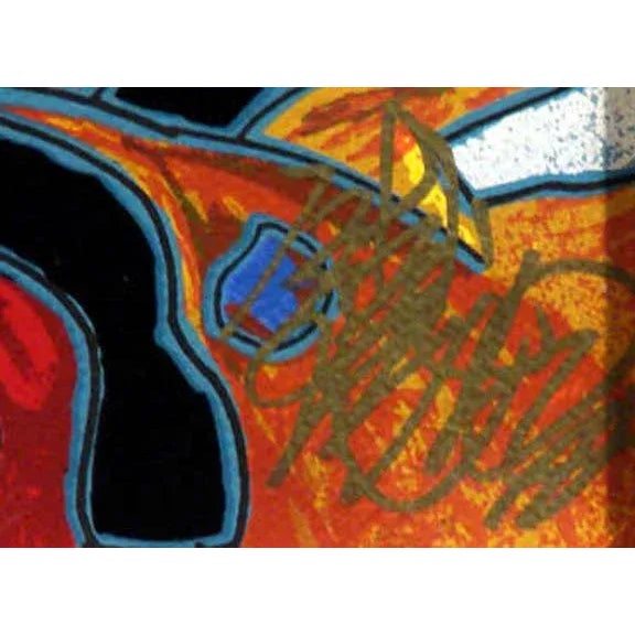 Printmaking Materials 1990s Tie Feng Jiang "Cats Suite" Hand Signed Limited Edition 4 Piece Serigraph Set - 4 Pieces For Sale - Image 7 of 10