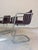 Cantilever Chair in Chrome with Purple Upholstery by Gastone Rinaldi For Sale - Image 11 of 11