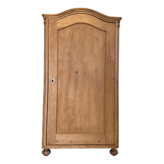 Gründerzeit Style 1-Door Farmhouse Cupboard in Wood For Sale